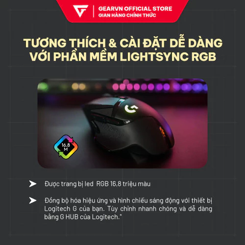 chuot gaming logitech g502 hero rgb 25000dpi 11nut 