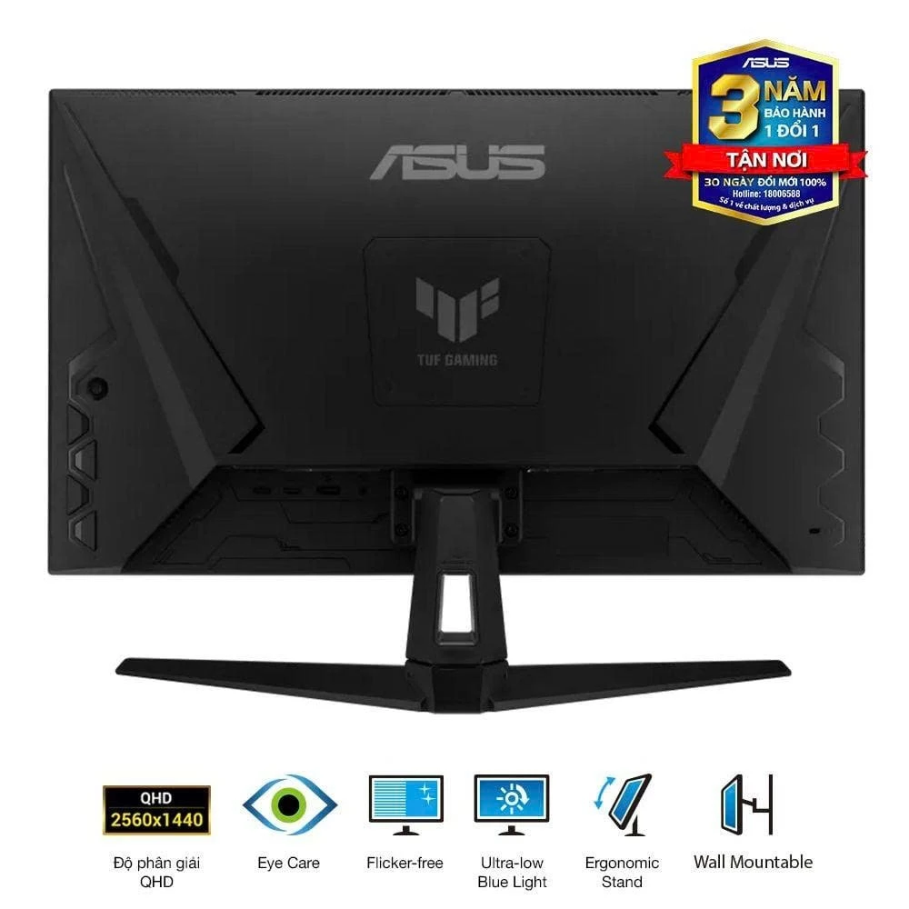 man hinh asus tuf gaming vg27aq5a 27 inch fast ips 2k 210hz chuyen game loa tich hop