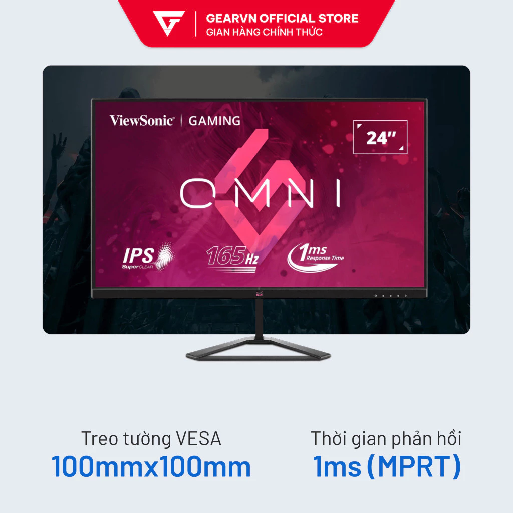 man hinh gaming viewsonic vx2479a hd pro 24 inch ips 240hz 1ms chuyen game