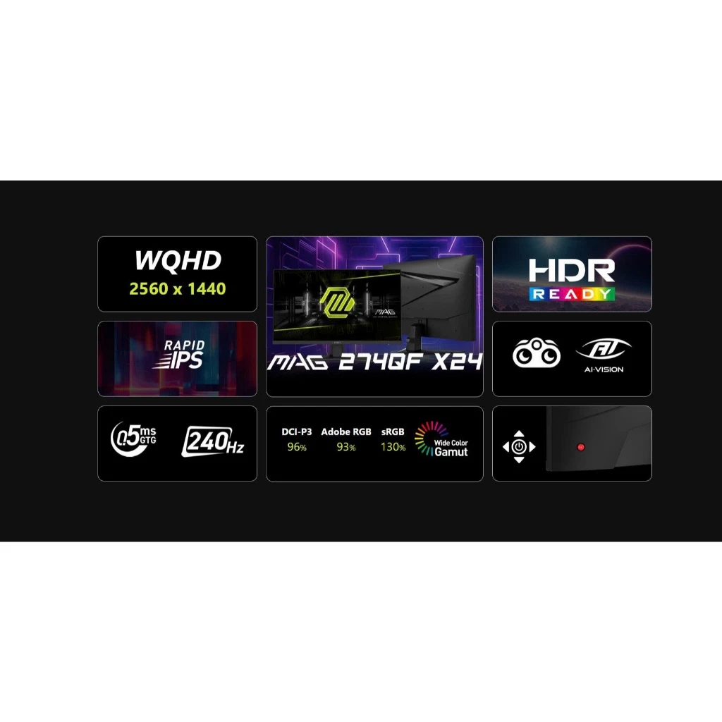 man hinh msi mag 274qf x24 27 inch rapid ips 2k 240hz 0 5ms gtg chuyen game