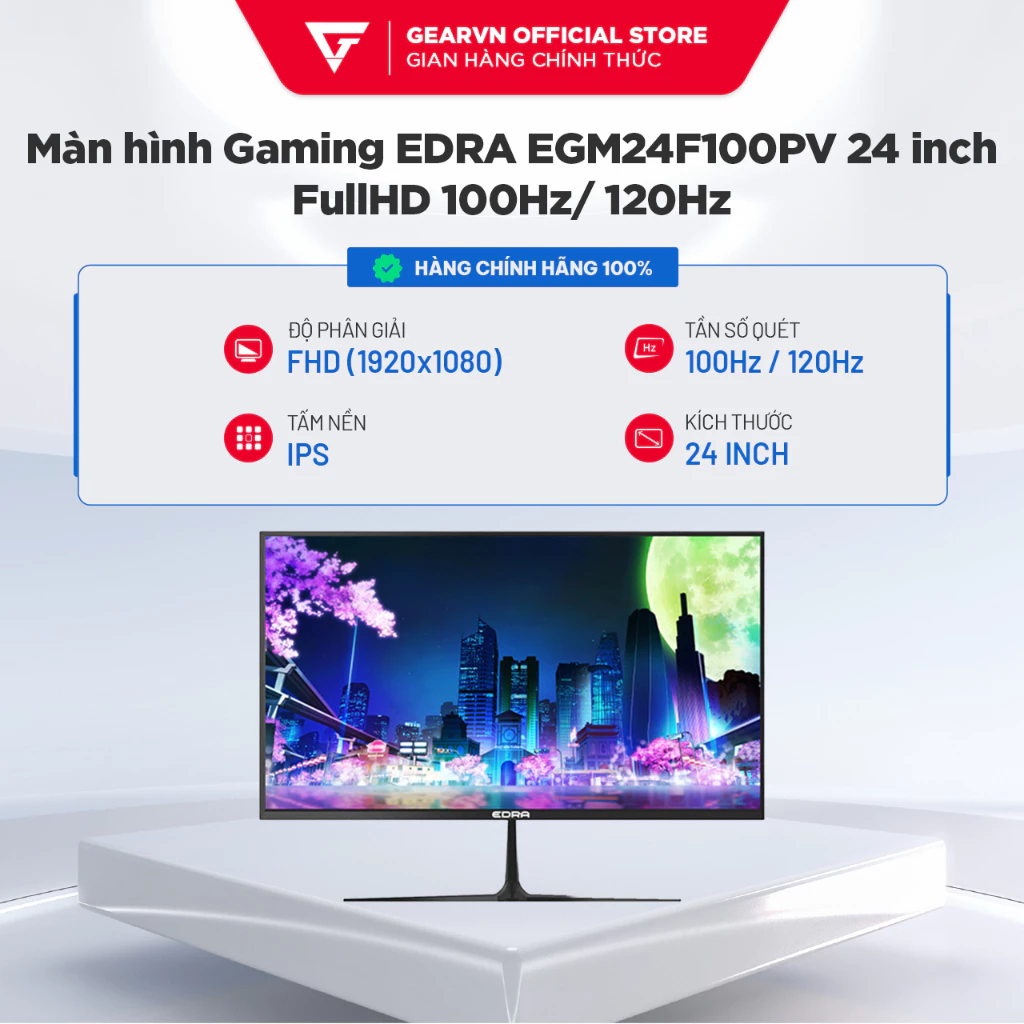 Màn hình phổ thông viền mỏng E-DRA EGM24F120H24 inch IPS 120Hz